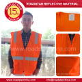 Fluorescence knit reflective security vest